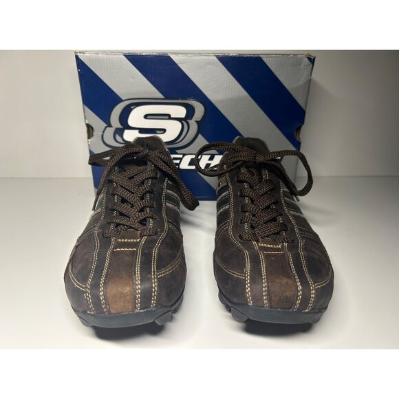 Skechers Mens Chocolate Brown Casual Comfort Shoes Size 10 New In Box Durable main image 6
